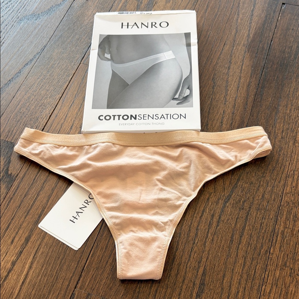 Hanro Cotton Sensation Thong Size XS Harrods